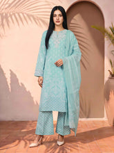 3 Piece Silk Suit- Embroidered (Pret)