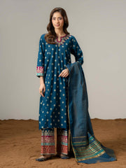 3 Piece Lawn Suit-Embroidered (Pret)