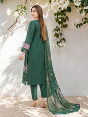 3 Piece Lawn Suit- Embroidered (Pret)