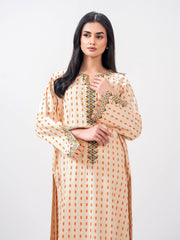 2 Piece Jacquard Suit- Embroidered (Pret)