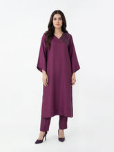 2 Piece Silk Suit- Embellished (Pret)