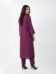 2 Piece Silk Suit- Embellished (Pret)
