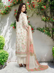 3 Piece Silk Suit- Embroidered (Pret)