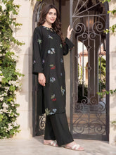 2 Piece Silk Suit- Embroidered (Pret)