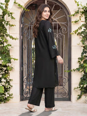 2 Piece Silk Suit- Embroidered (Pret)