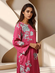 2 Piece Silk Suit- Embellished (Pret)