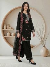 3 Piece Lawn Texture Suit - Elegant Embroidery for Every Occasion