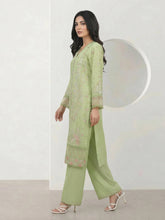 2 Piece Dobby Suit- Embroidered (Pret)