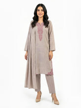 3-Piece Yarn Dyed Suit-Embroidered (Pret)