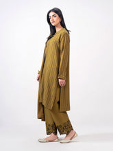 3 Piece Yarn Dyed Jacquard Suit- Embroidered (Pret)