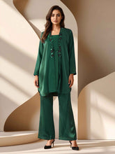 2 Piece Grip Texture Suit- Embellished (Pret)