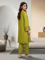 2 Piece Silk Suit- Embellished (Pret)