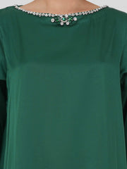 2 Piece Silk Suit- Embellished (Pret)
