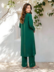 2 Piece Silk Suit- Embellished (Pret)