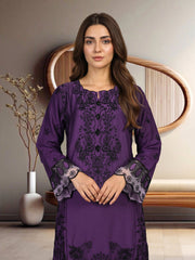 3 Piece Silk Premium Suit- Embroidered (Pret)
