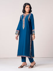 2 Piece Silk Suit- Embroidered (Pret)