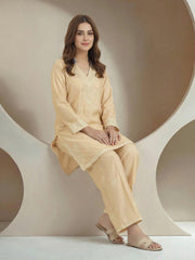 2 Piece Silk Suit- Embroidered (Pret)