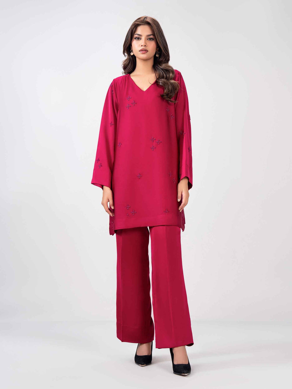 2 Piece Premium Silk- Embellished (Pret)
