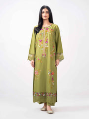 2 Slub Khaddar- Embroidered (Pret)