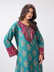 2 Piece Khaddar Suit- Embroidered (Pret)