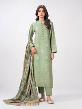 3 Piece Khaddar Suit- Embroidered (Pret)