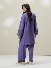 2-Piece Slub Khaddar Suit-Embroidered (Pret)