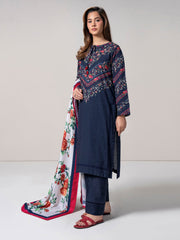 3 Piece Slub Khaddar Suit (Pret)