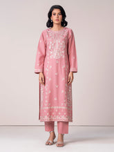 2 Piece Slub Khaddar Suit- Embroidered (Pret)