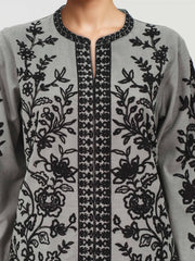 Yarn-Dyed Embroidered Kurti (Pret)