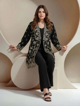 2 Piece Khaddi Silk Suit-Embroidered (Pret)