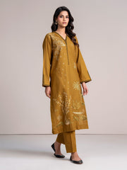2-Piece Khaddar Suit-Embroidered (Pret)