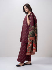 2 Piece Cardigan Khaddar Suit (Pret)