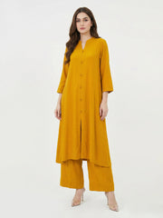 2 Piece Viscose Slub Suit (Pret)
