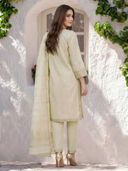 3 Piece Lawn Missouri Suit- Embroidered (Pret)