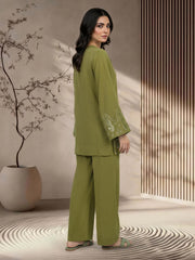 2 Piece Crepe Suit- Embroidered (Pret)