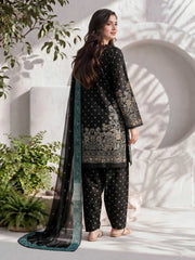 3 Piece Lawn Suit- Embroidered (Pret)