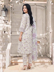 3 Piece Lawn Suit- Embroidered (Pret)