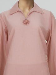 2 Piece Dobby Suit- Embroidered (Pret)