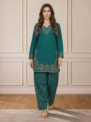 2 Piece Lawn Suit- Embroidered (Pret)