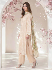 3 Piece Lawn Missouri Suit- Embroidered (Pret)