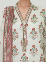 3 Piece Silk Suit- (Pret)