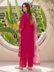 3 Piece Lawn Suit- Embroidered (Pret)