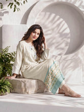 2 Piece Silk Suit- Embellished (Pret)