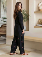 2 Piece Viscose Suit- Embroidered (Pret)