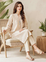 2 Piece Self Jacquard Suit (Pret)