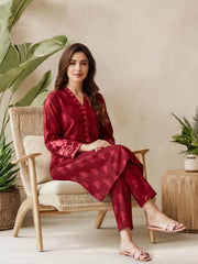 2 Piece Lawn Suit- Embroidered (Pret)