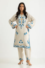 Acrylic Embroidered Shirt Trouser