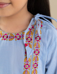 2 PIECE FLORAL EMBROIDERED SUIT