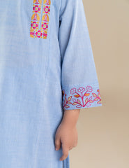 2 PIECE FLORAL EMBROIDERED SUIT