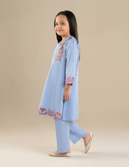 2 PIECE FLORAL EMBROIDERED SUIT